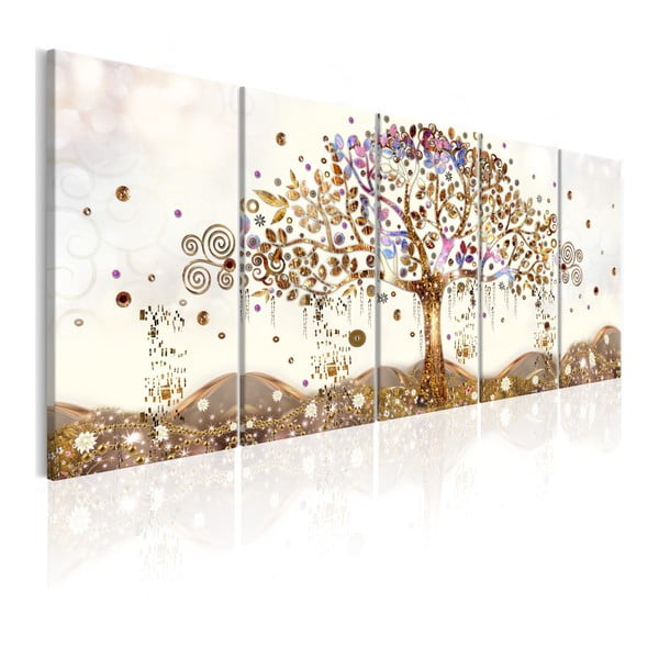 Obraz na plátně Artgeist Dazzling Tree, 200 x 80 cm