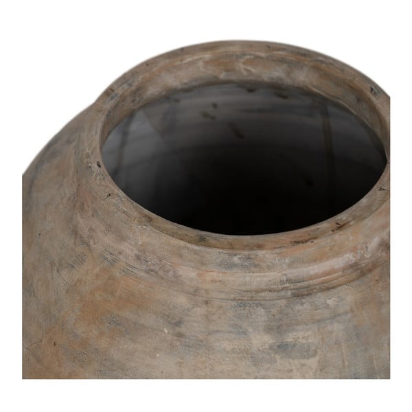 Hnědá keramická vysoká váza (výška 49 cm) Antigo – Ixia-image-1