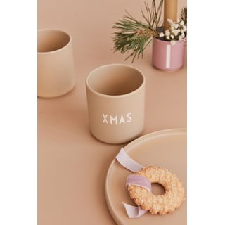 Béžový hrnek z imitace porcelánu Design Letters Favourite, 0,25 l