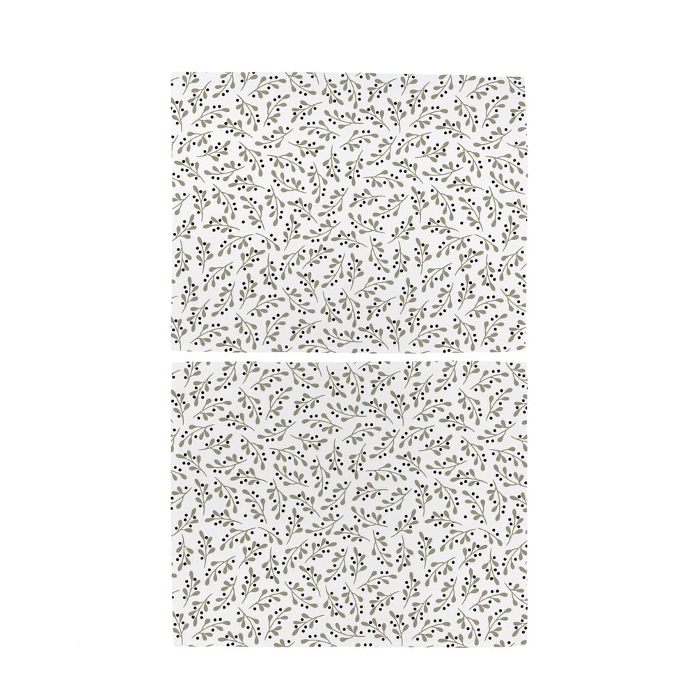 Látková prostírání s vánočním motivem v sadě 2 ks 35x45 cm Mistletoe Kiss – Butter Kings