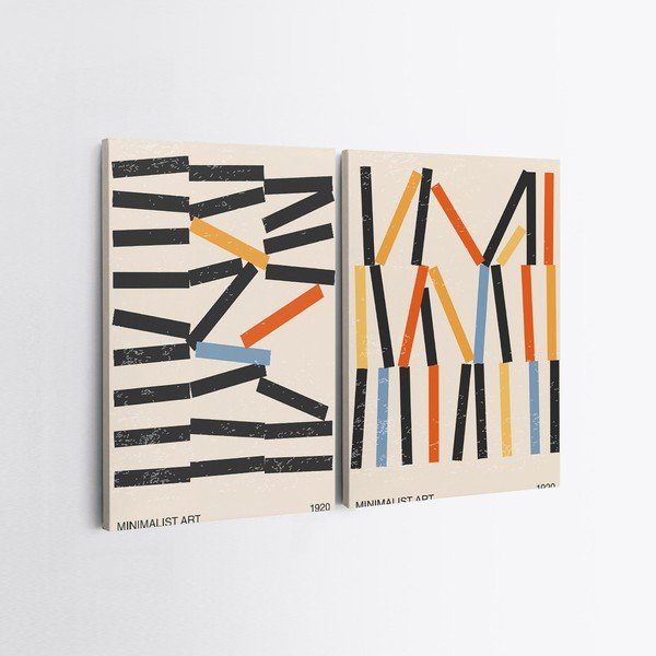 Obrazy v sadě 2 ks 50x70 cm Lines – Wallity-image-2