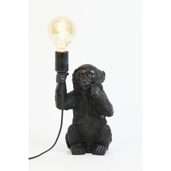Černá stolní lampa (výška 34 cm) Monkey – Light & Living-image-4