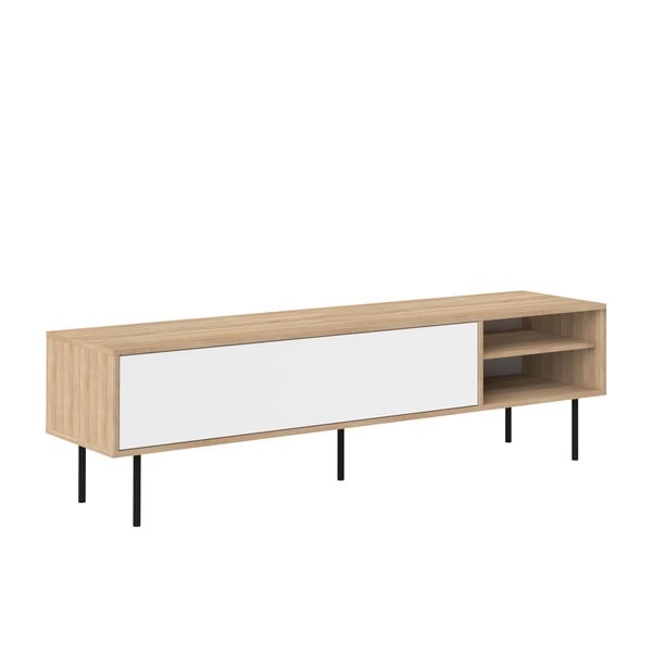 TV stolek v dekoru dubu v bílo-přírodní barvě 165x40 cm Ampère – TemaHome-image-3