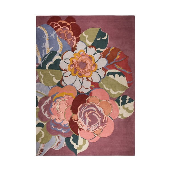 Růžový ručně tkaný koberec Flair Rugs Rosa Lifestyle, 160 x 230 cm