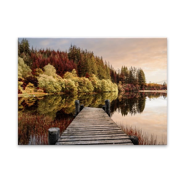 Skleněný obraz Styler Autumn Path, 80 x 120 cm