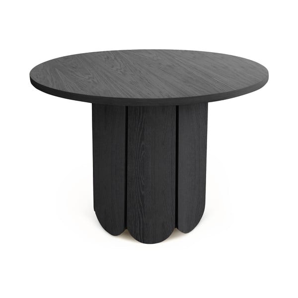 Kulatý jídelní stůl v dekoru dubu ø 98 cm Soft – Woodman