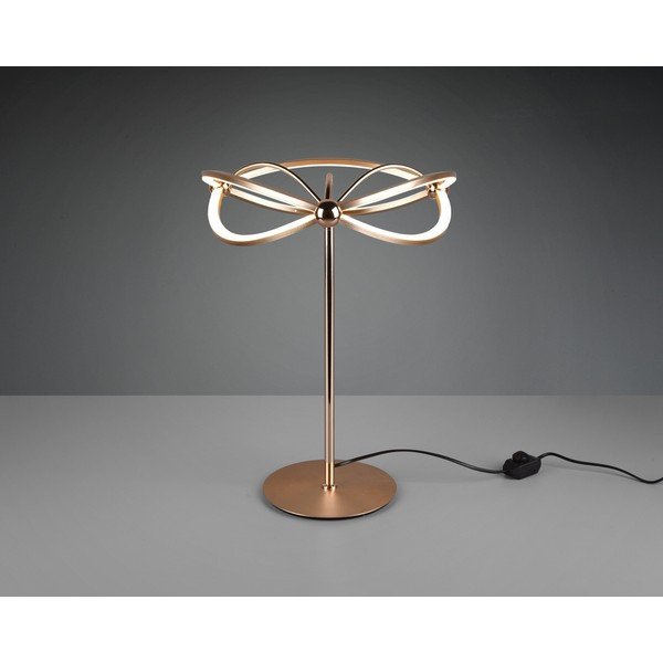 LED stmívatelná stolní lampa v mosazné barvě (výška 50 cm) Charivari – Trio-image-1