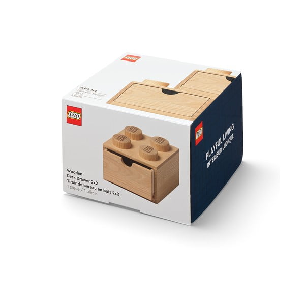 Dětský úložný box z dubového dřeva LEGO® Wood-image-4