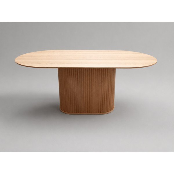 Jídelní stůl s deskou v dubovém dekoru 95x180 cm Nola - II. jakost – Unique Furniture-image-1