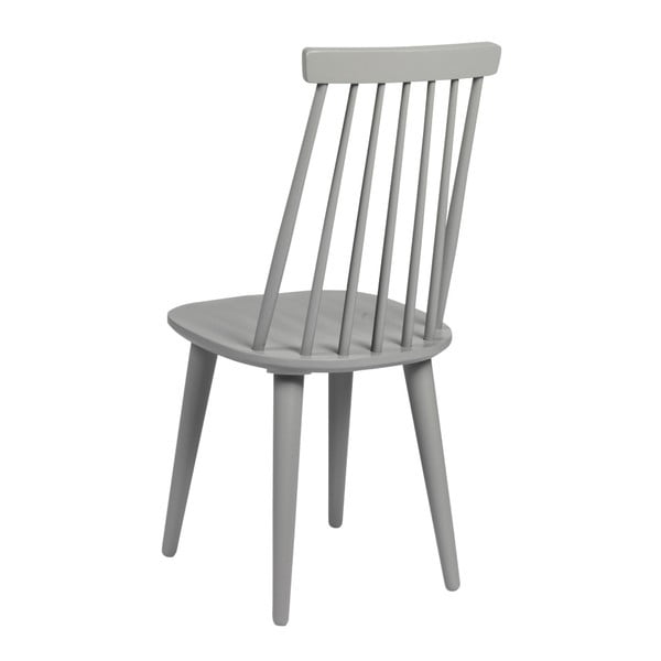 Světle šedá jídelní židle ze dřeva kaučukovníku Rowico Lotta-image-4