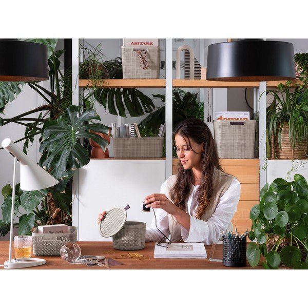 Plastový košík ø 17x13 cm Jute – Curver-image-1