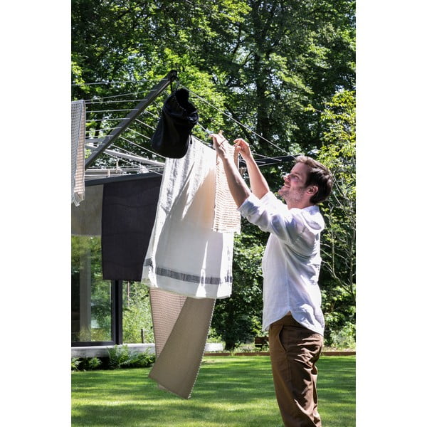 Antracitový venkovní sušák na prádlo 50 m Topspinner – Brabantia-image-4