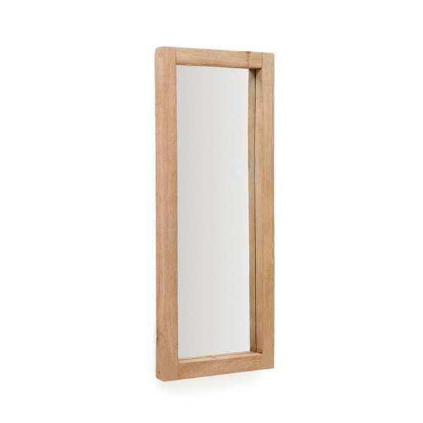 Nástěnné zrcadlo s dřevěným rámem 50x120 cm Maden – Kave Home