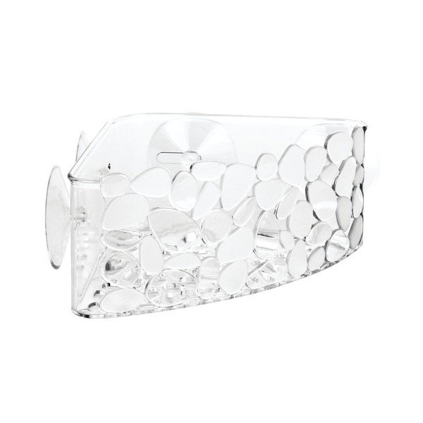 Transparentní rohový samodržící košík iDesign Pebblz-image-2