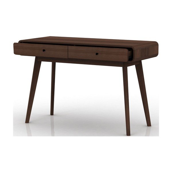 Pracovní stůl v dekoru ořechu 50x120 cm Cassie – Støraa-image-2