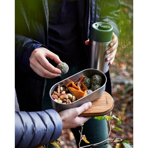 Dělený svačinový box 2 ks Bento – Black + Blum-image-1