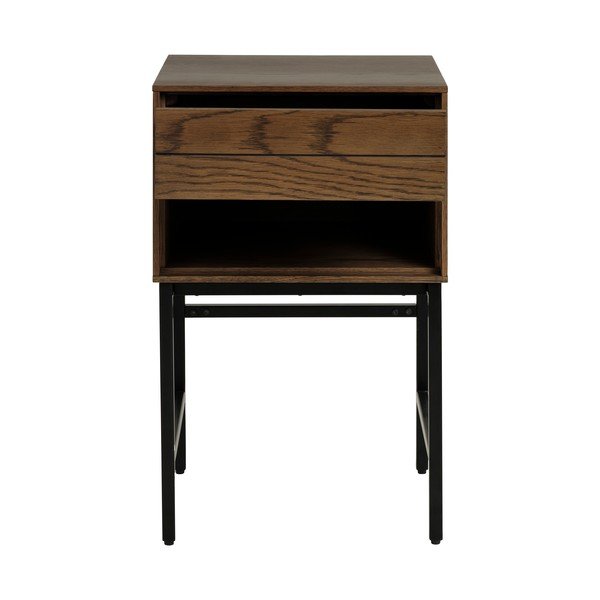 Odkládací stolek s deskou v dubovém dekoru 40x45 cm Modica – Unique Furniture