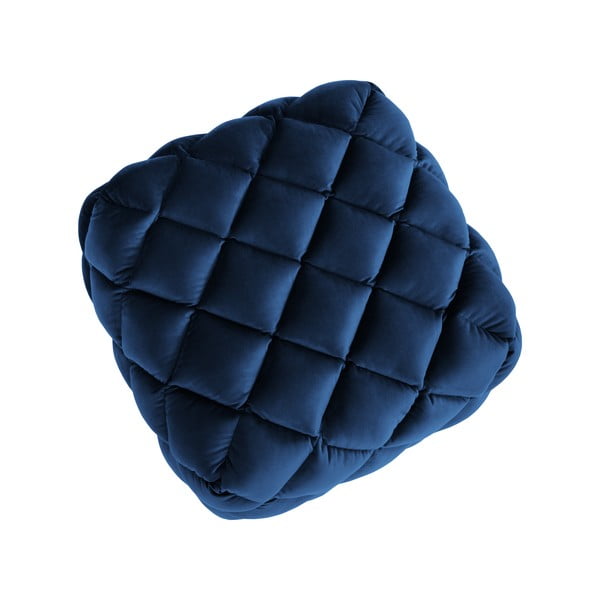 Tmavě modrý sametový taburet Flandrin – Interieurs 86-image-3