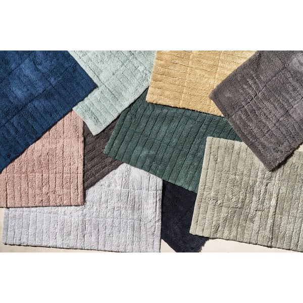 Šedá koupelnová předložka 80x50 cm Tiles - Zone-image-1