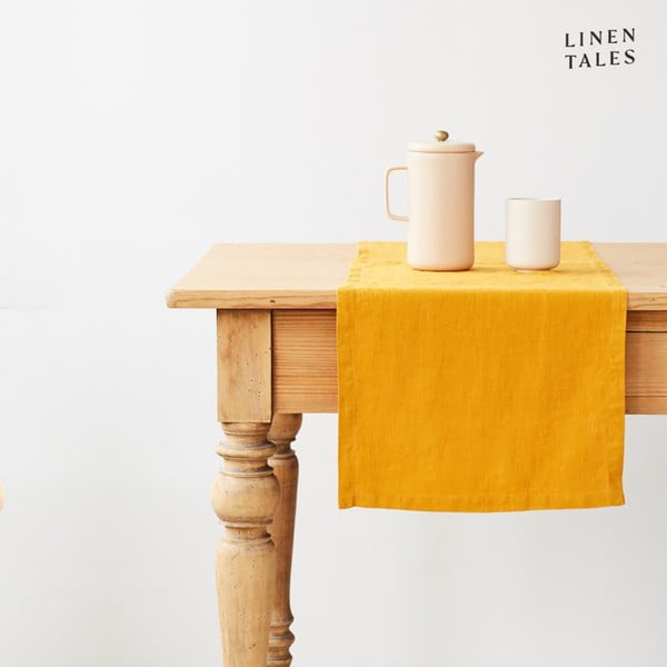 Lněný běhoun na stůl 40x200 cm – Linen Tales
