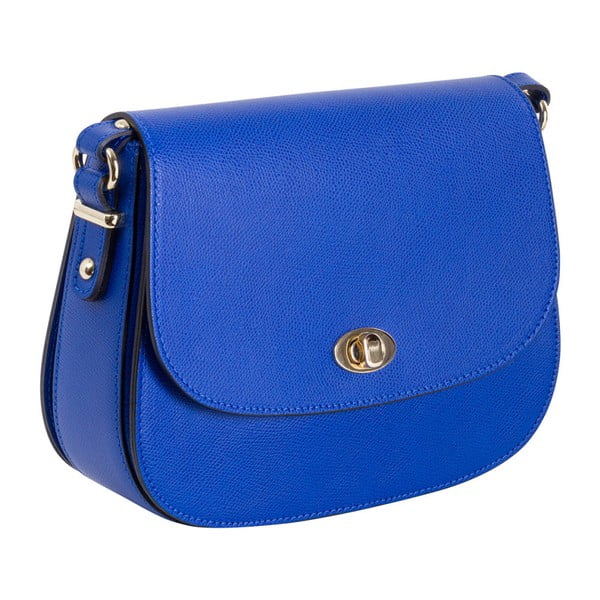 Modrá kabelka z pravé kůže Andrea Cardone Elno