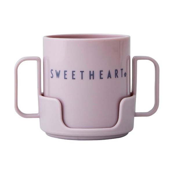 Levandulově fialový dětský hrnek Design Letters Mini Sweetheart-image-4