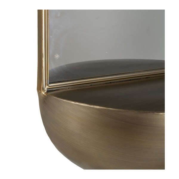 Nástěnné zrcadlo s poličkou  37x40 cm – Ixia-image-2