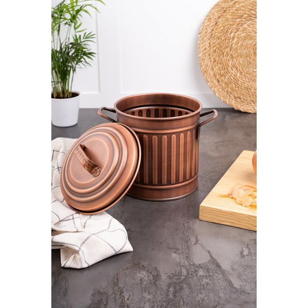 Ocelový odpadkový koš 4 l – Hermia-image-2