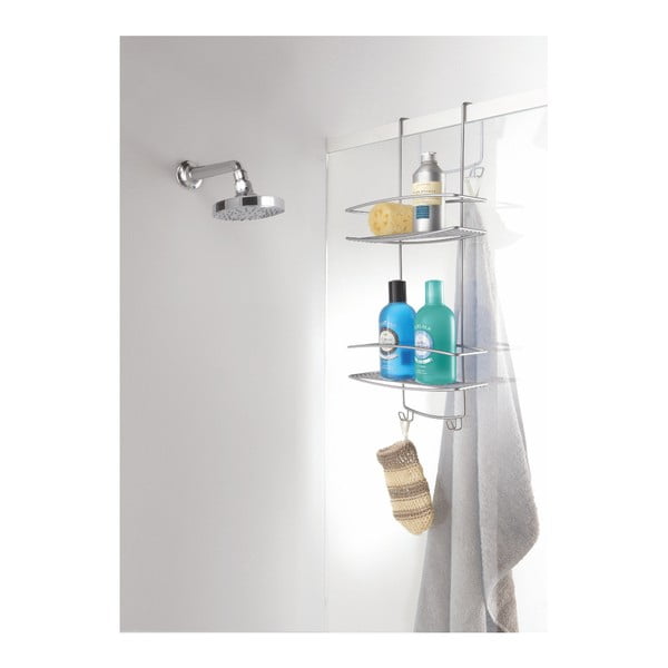 Závěsná polička do koupelny se 2 patry Metaltex Onda-image-1