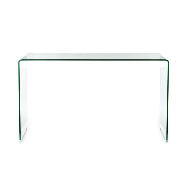 Skleněný konzolový stolek 40x125 cm Bridge – Tomasucci