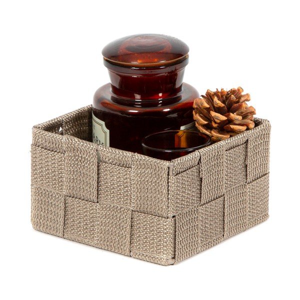 Světle hnědý koupelnový organizér Compactor Stan, 12 x 12 cm-image-1