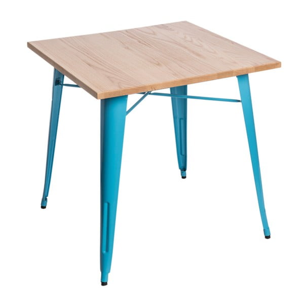 Modrý jídelní stůl D2 Paris Ash Wood