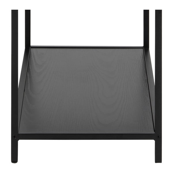 Černý regál 77x114 cm Seaford - Actona-image-1