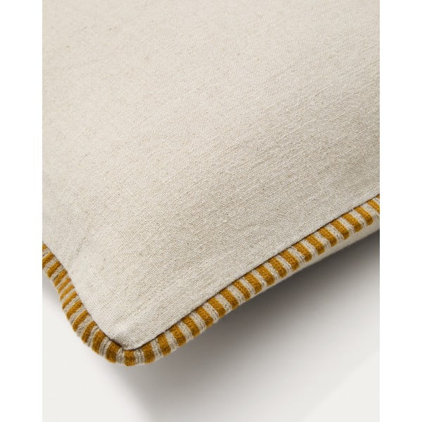 Povlak na polštář s příměsí lnu 45x45 cm Ardit – Kave Home-image-3