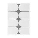 Černobílý vnitřní a venkovní koberec 200x290 cm Duet Bowen – NORTHRUGS