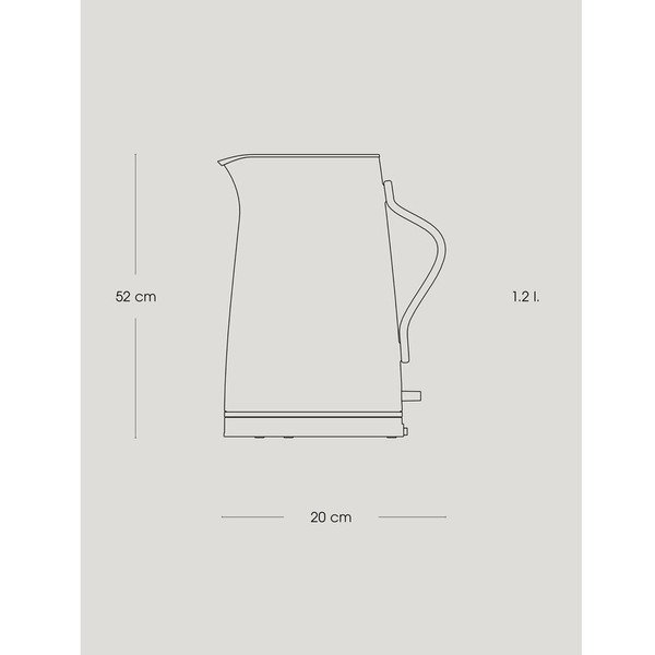 Černá rychlovarná konvice z nerezové oceli 1,2 l Emma – Stelton-image-4