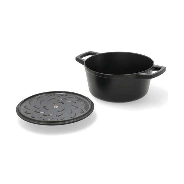 Litinový hrnec s pokličkou na indukci 3,6 l – Holm-image-3