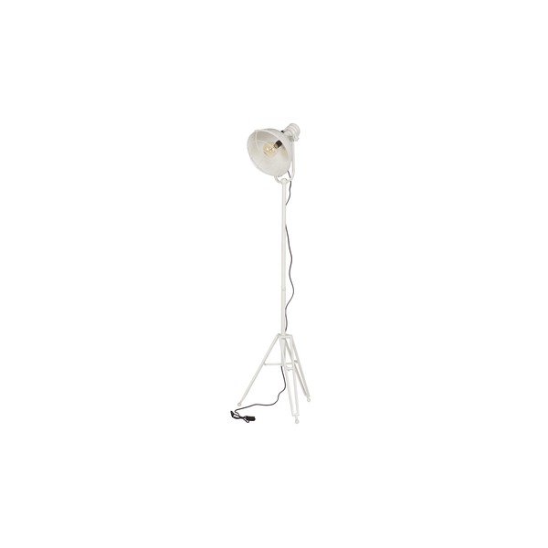 Bílá stojací lampa BePureHome Spotlight