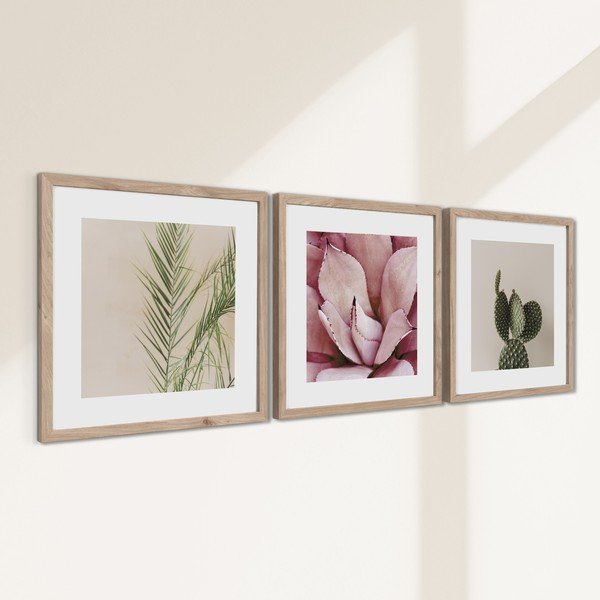 Tištěné obrazy v sadě 3 ks s rámem 30x30 cm Fresh – Styler-image-3