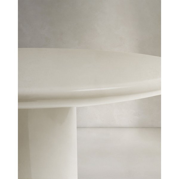 Betonový kulatý zahradní konferenční stolek ø 85 cm Albanella – Kave Home-image-4