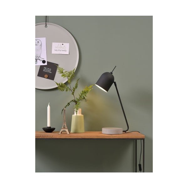 Černo-šedá stolní lampa s kovovým stínidlem (výška 57 cm) Madrid – it's about RoMi-image-4