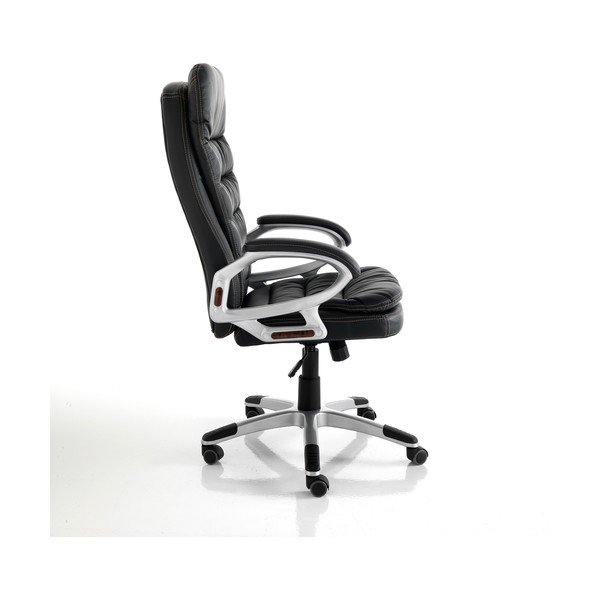 Černá kancelářská židle z imitace kůže Master – Tomasucci-image-2