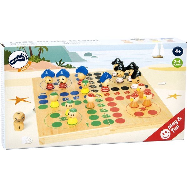 Dřevěná desková hra Legler Ludo Pirate Island-image-3