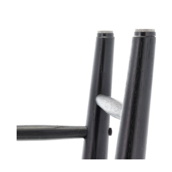 Černý konzolový stolek z dubového dřeva 100x44.5 cm Bast - Villa Collection-image-3