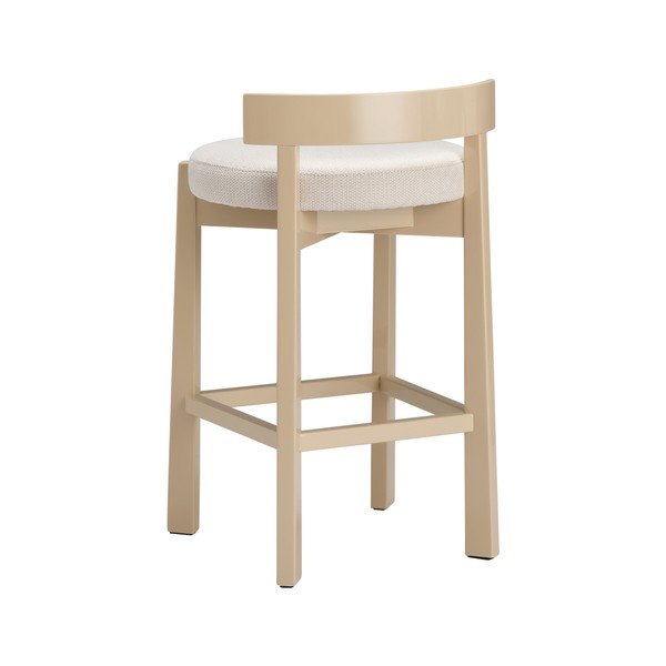 Béžová čalouněná barová židle (výška sedáku 66 cm) Hugg – Ellos Home-image-4