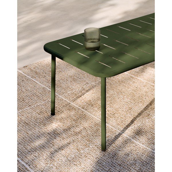 Ocelový zahradní konferenční stolek 50x90 cm Zivia – Kave Home-image-3