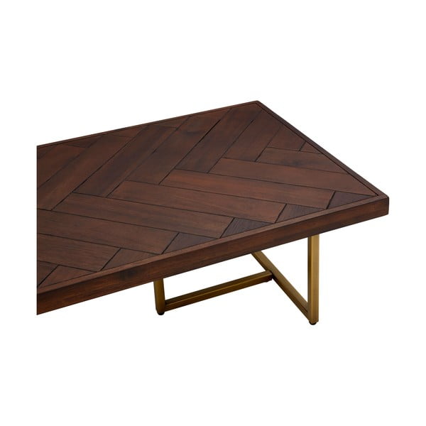 Hnědý kulatý konferenční stolek 60x120 cm Brando – Premier Housewares-image-3