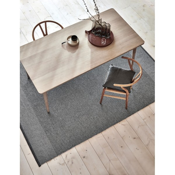 Antracitový vnitřní a venkovní koberec 60x85 cm Edit Charcoal – Pappelina-image-1