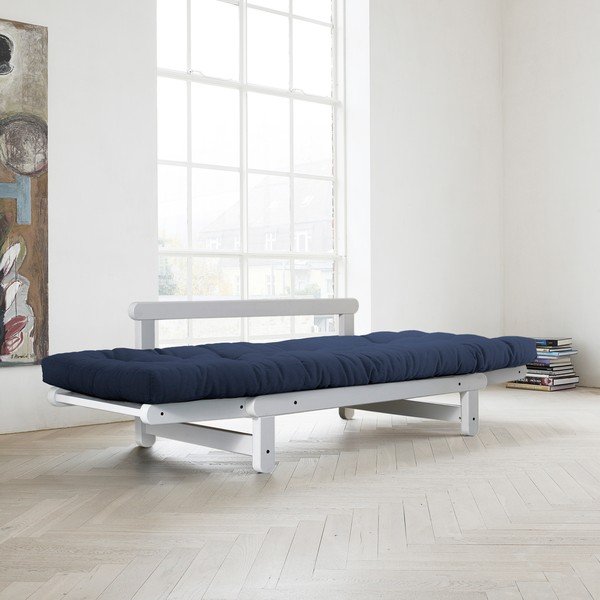 Sofa Beat, bílá/tmavě modrá-image-2
