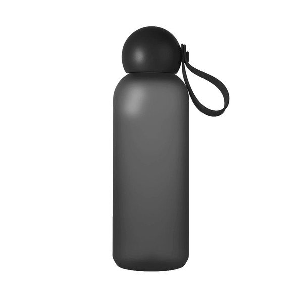 Černá cestovní lahev z recyklovaného plastu 650 ml Tom – Sagaform